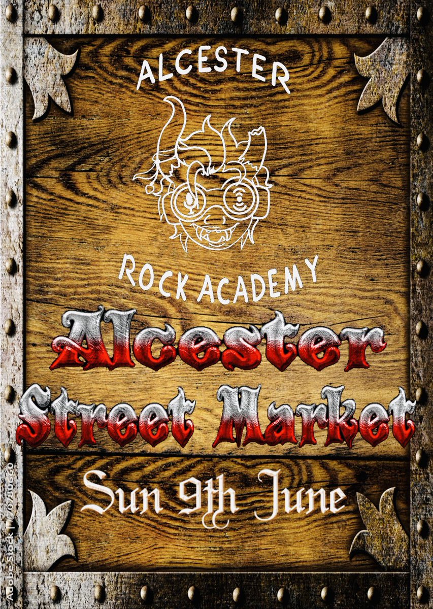 Looking forward to Rockin’ the Alcester Medieval Street Market in a few weeks time!