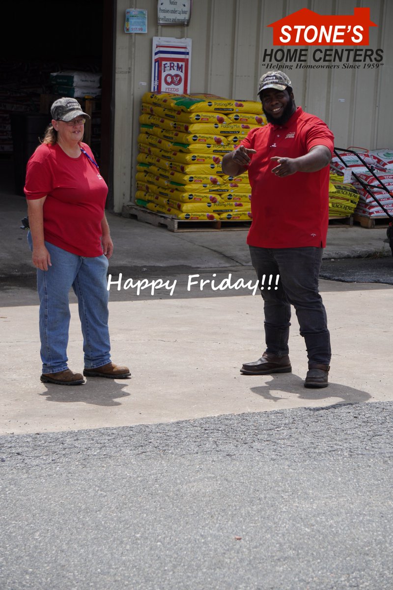You already know what tomorrow is!!! Happy Friday!!!
#stoneshomecenters #weekendvibes #happyfriday