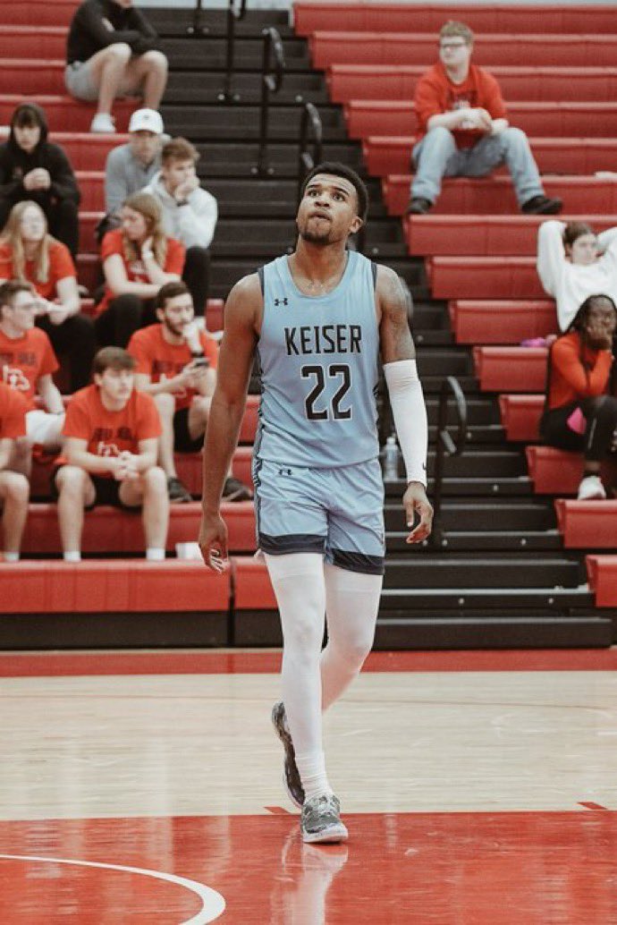 Keiser (NAIA) guard Tyler Poindexter is available. Averaged 10.8 points and 2.7 rebounds while shooting 43% from deep this season. Has received interest from: Arizona Christian Minnesota Crookston Upike Lynn Georgetown Davenport Oklahoma Baptist Doane 📞➡️@Tyler_131_