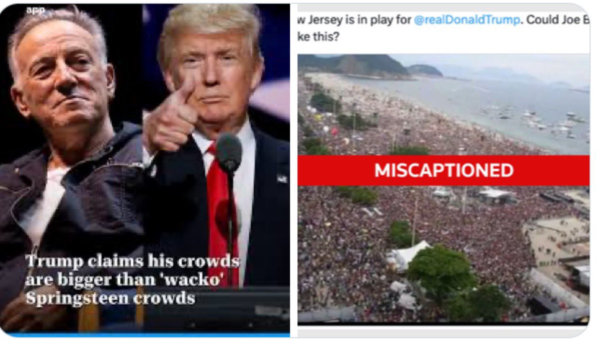 #wtpBLUE #wtpGOTV24 #ProudBlue #DemVoice1 Saturday’s Trump rally was telling about his state of mind He, along with the Mayor of Wildwood NJ exaggerated the capacity of the beach venue from 10,000 to 80,000. And then to top it all off the next day