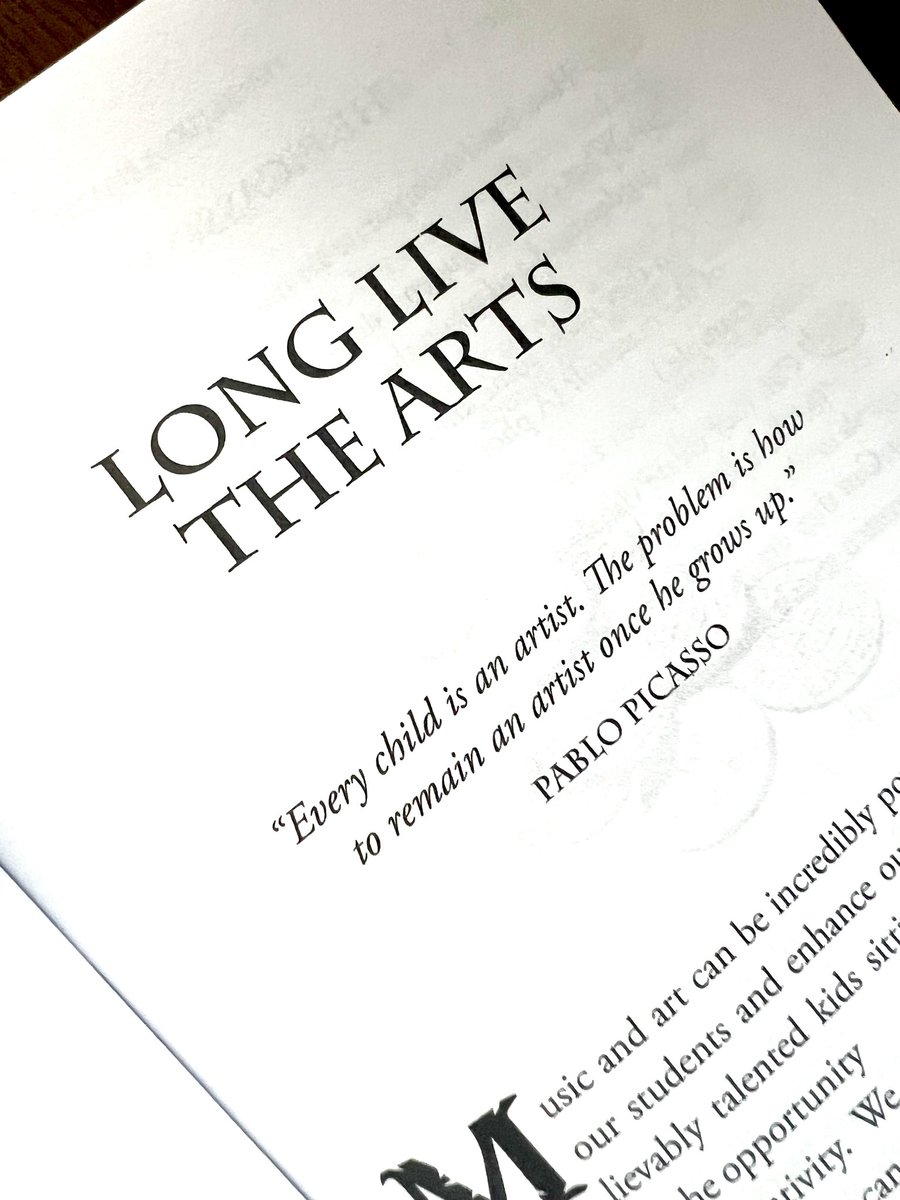 The “Long Live The Arts” section of Teach Like a Pirate includes the Picasso Hook, the Mozart Hook, the Dance & Drama Hook, and the Craft Store Hook!! Learn more here: a.co/d/j0gnLGR #tlap #leadlap #dbcincbooks