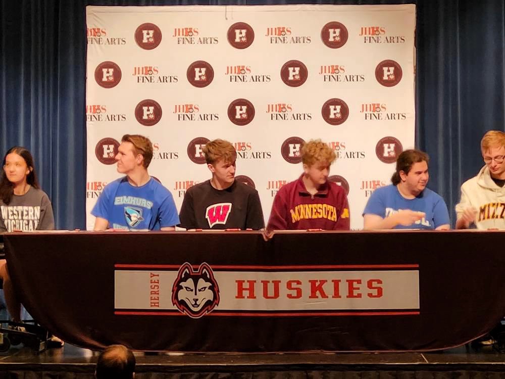 It’s Fine Arts Signing Day! These band students have committed to continuing their awesomeness in college. They will make Hersey proud in their <a href="/LifeAfterHersey/">LifeAfterHersey</a> 🔥