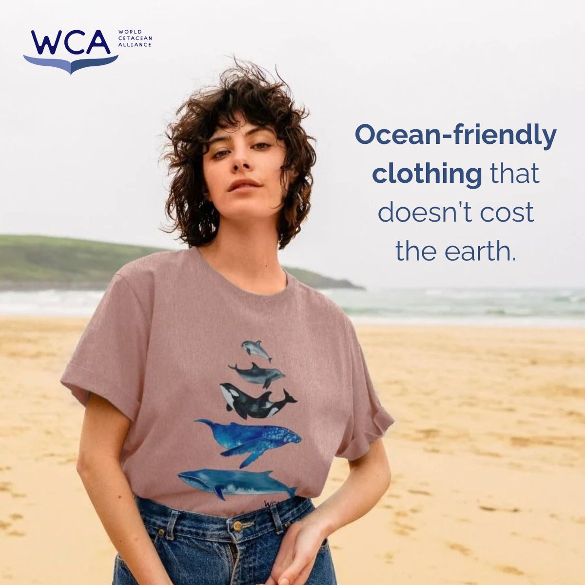 We’ve refreshed our online shop with some gorgeous new sustainable clothing! 🐳🐬 Show off your love for whales and dolphins with one of our recycled t-shirts or super-soft sweaters, in a range of fresh new colours: worldcetaceanalliance.teemill.com