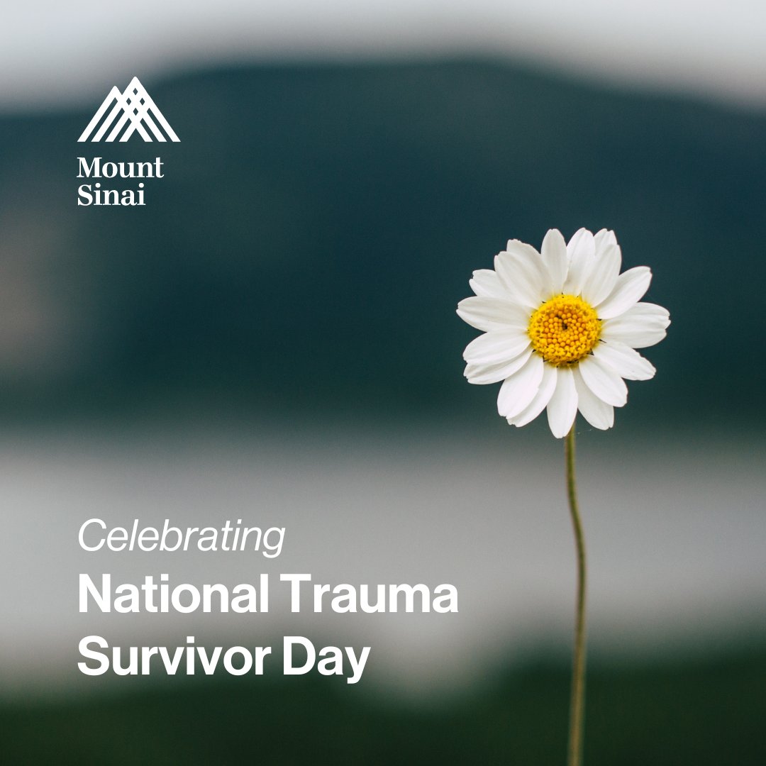 Today, on Trauma Survivor Day, we stand in awe of the resilience and strength of survivors everywhere. At Mount Sinai Surgery, we're honored to support those on their journey to healing. Your story is one of courage and inspiration. #StrengthInHealing #MountSinaiSurgery