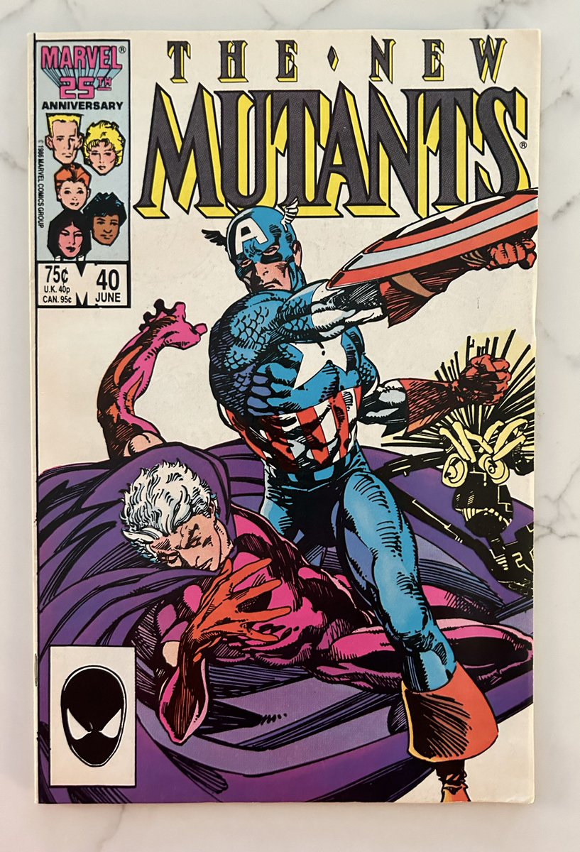 The New Mutants #40. @aaronlopresti @AaronMeyers @FrankiePaul64 @DaveTho55529017 @Superjerry13 @ComicBookPaper @comic_ci_tizen @DelegardeLloyd @Big5Army @MrNiceGuy513 @sittinglynx @TheComicSource @mynerdvault @realmarkrez @thecomicroom @ksfphd @rholmes0520