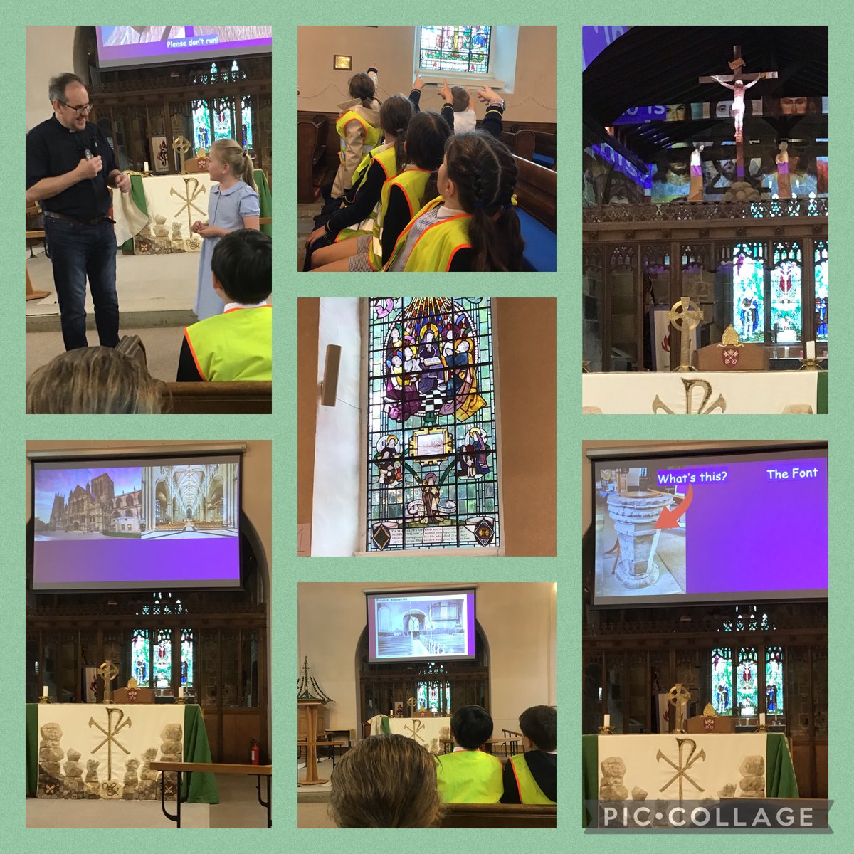 Year 4 went to our local church to explore the different objects and why they’re important for Christians. #stokesleyre