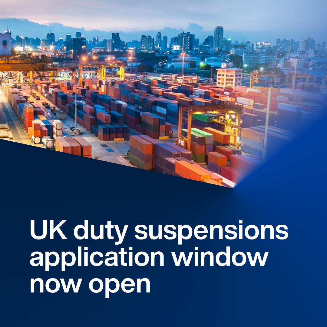 On 8 May 2024, the #UK #duty #suspensions window opened for 2024, allowing #UK #manufacturers to apply for temporary removal of #customs duty on imports of certain goods for use in manufacturing. 👉We cover everything you need to know on our #CustomsHub: crowe.com/uk/insights/cr…