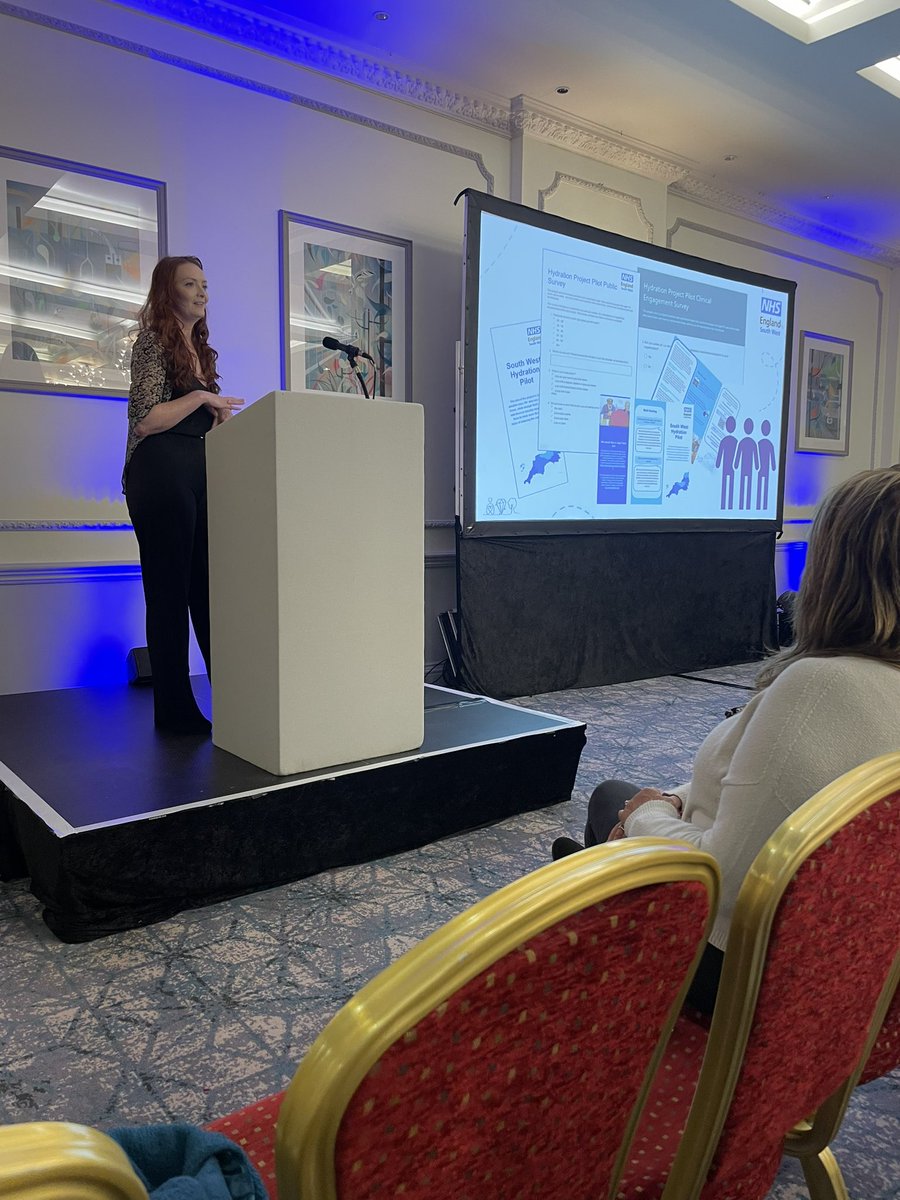 Presenting the South West Hydration Project <a href="/NHSEngland/">NHS England</a> #IPCaction