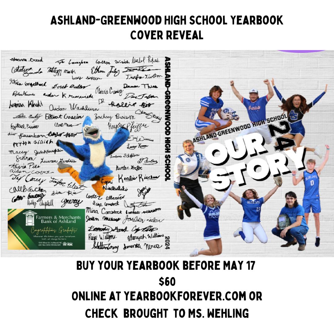 Only a couple more days get your yearbook purchases in this week! Don't miss out on all the exciting memories from this year! $60 cash or check brought to Ms. Wehling or purchase online at yearbookforever.com