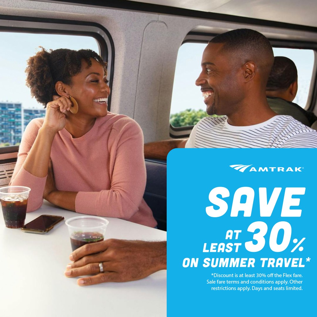 There is still time to save during @Amtrak's summer sale! Save at least 30% on Coach and Acela Business Class trips from June 1st to August 30th. Book by May 16th. Get tickets ➡️ amtrak.com/summersale #discoverPHL