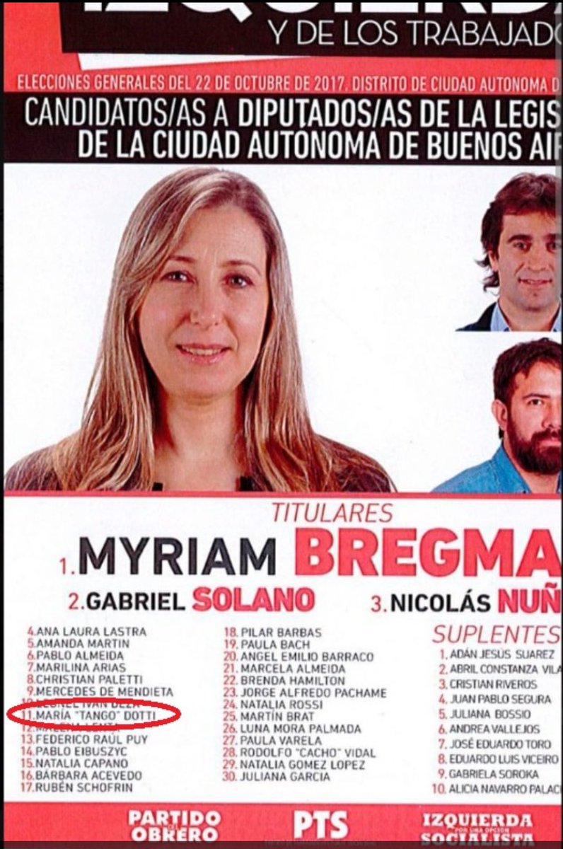 bovo_guillermo's tweet photo. Maria Tango Dotti tenia 55.000 dolares y 478.000 pesos candidata de Myriam Bregman.   Me pregunto, si la candidata 11 en la lista tenia en su poder ese dinero de los pobres, cuánto tendrá en su casa Copito de Nieve ? Silencio ensordecedor de la zurda hipócrita. https://t.co/qHYbnJCdAF