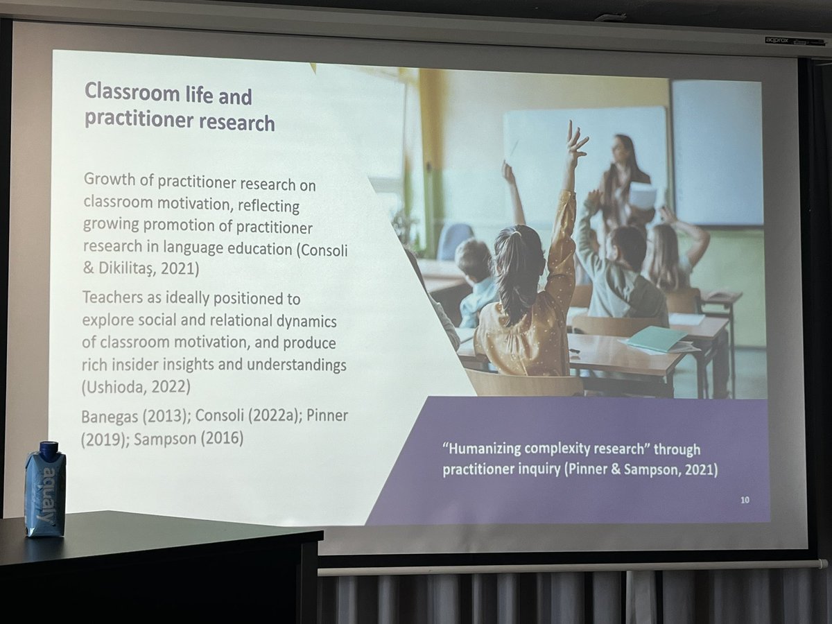 @EmaUshioda reflects on the growth of “Practitioner Research” within the field of motivation research. @IAPLL1 PCE at PLL5