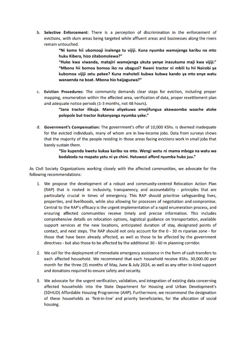 We stand together with the communities that have been affected by the recent unplanned state demolitions. #EvictionsBilaForm @Wanavijiji_sdi @kdi_kenya @GoDownArts @AkibaMTrust @AmnestyKenya @Umande_Trust @nairobi_rivers @katibainstitute @UhaiWetu @Habitat_org @edwinsifuna