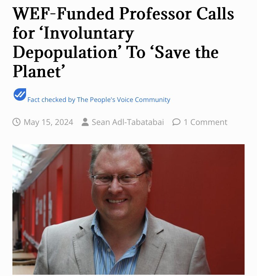McGuire declared Saturday in a since-deleted tweet, “If I am brutally honest, the only realistic way I see emissions falling as fast as they need to, to avoid catastrophic climate breakdown, is the culling of the human population by a pandemic with a very high fatality rate.”