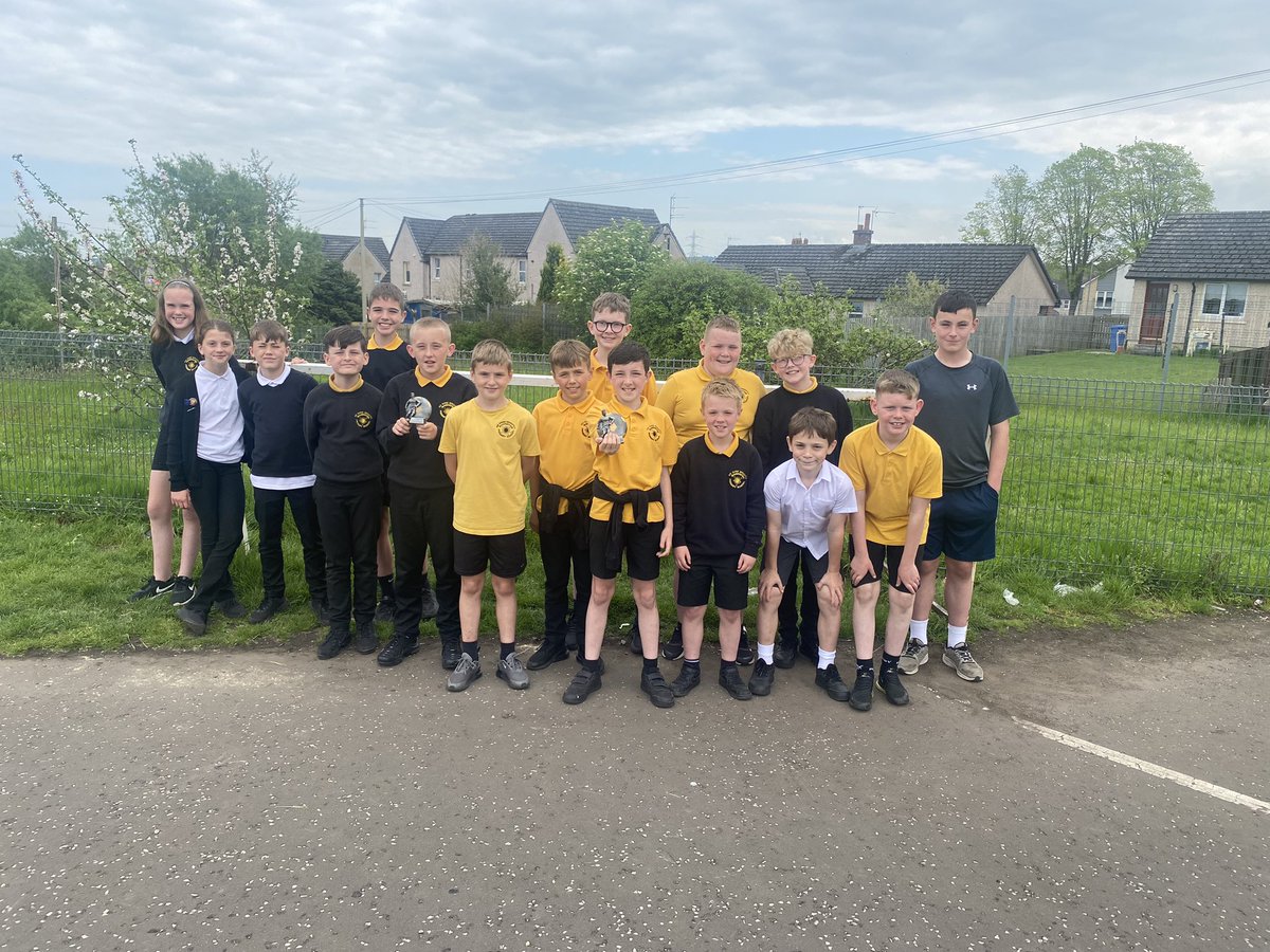 P6/P7 Football Festival Champions. Well done to both teams who came first in the competition. We are so proud of you all!🏆 ⚽️ 💛🖤💛🖤🏆⚽️ @MPS_Primary6 @MPS_P7 @maddiston_ps @maddistonps #article29