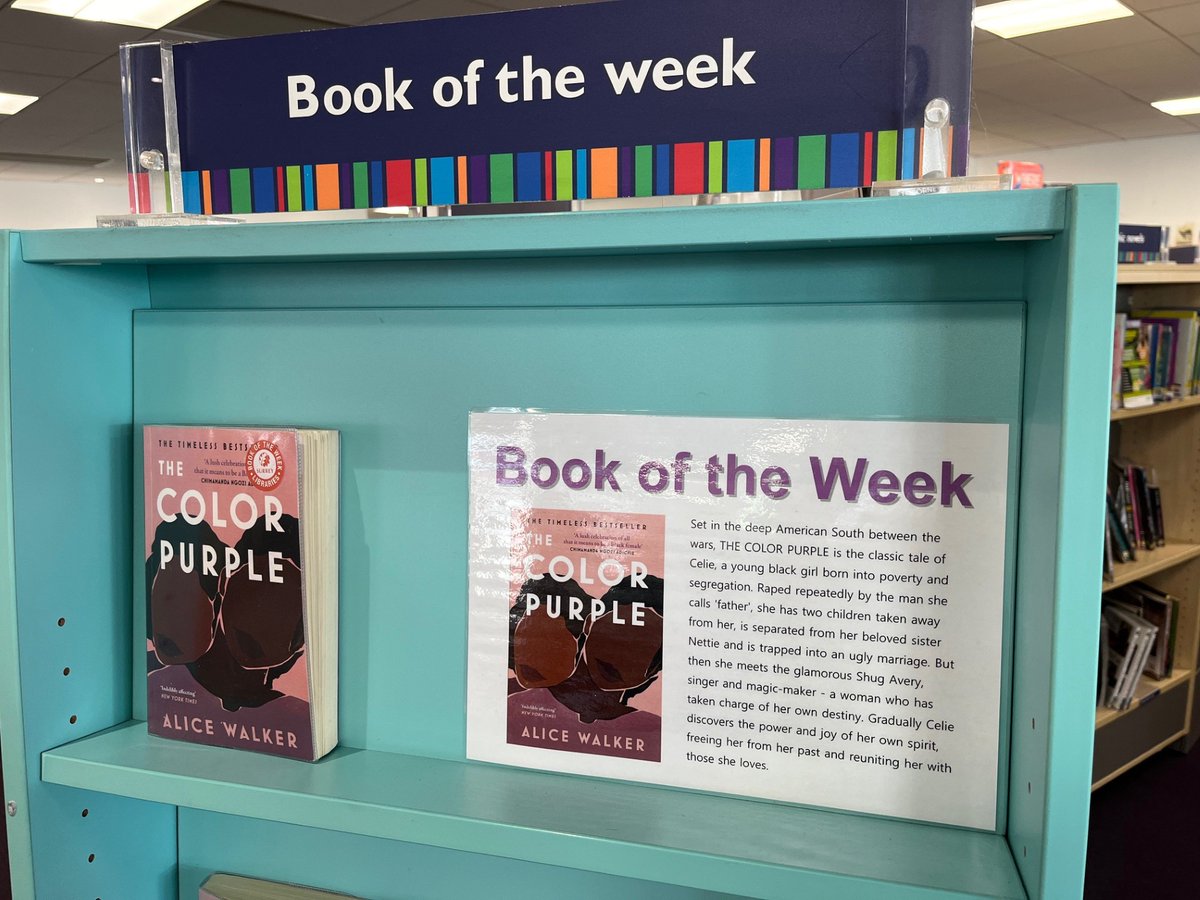 Our latest book of the week is the classic, Pulitzer prize-winning novel that made Alice Walker a household name. Set in the deep American South between the wars, it is the iconic tale of Celie, a young black girl born into poverty and segregation. @SurreyLibraries