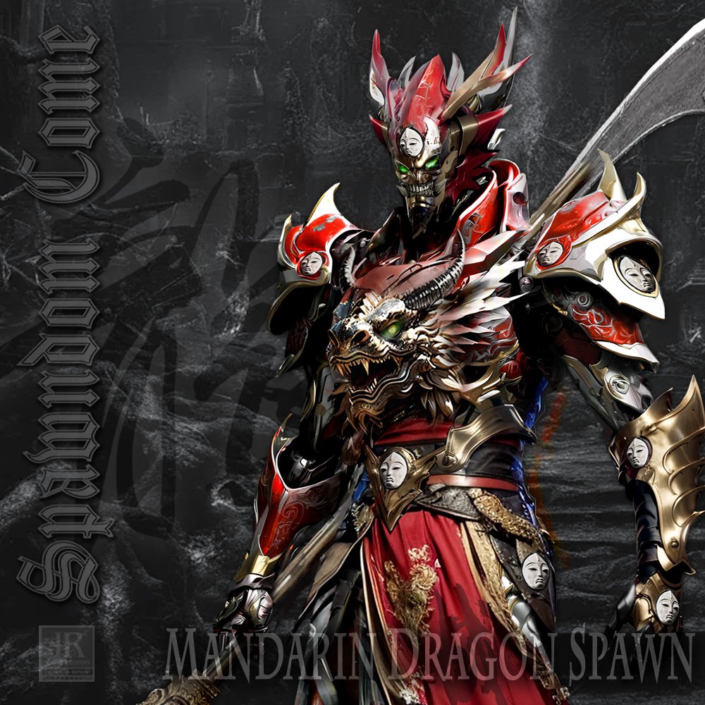 Spawndom Come: Mandarin Dragon Spawn (Concept Design)
Custom AI Art

#AI_Spawn #hunter_r_customs #Spawniverse #スポーン