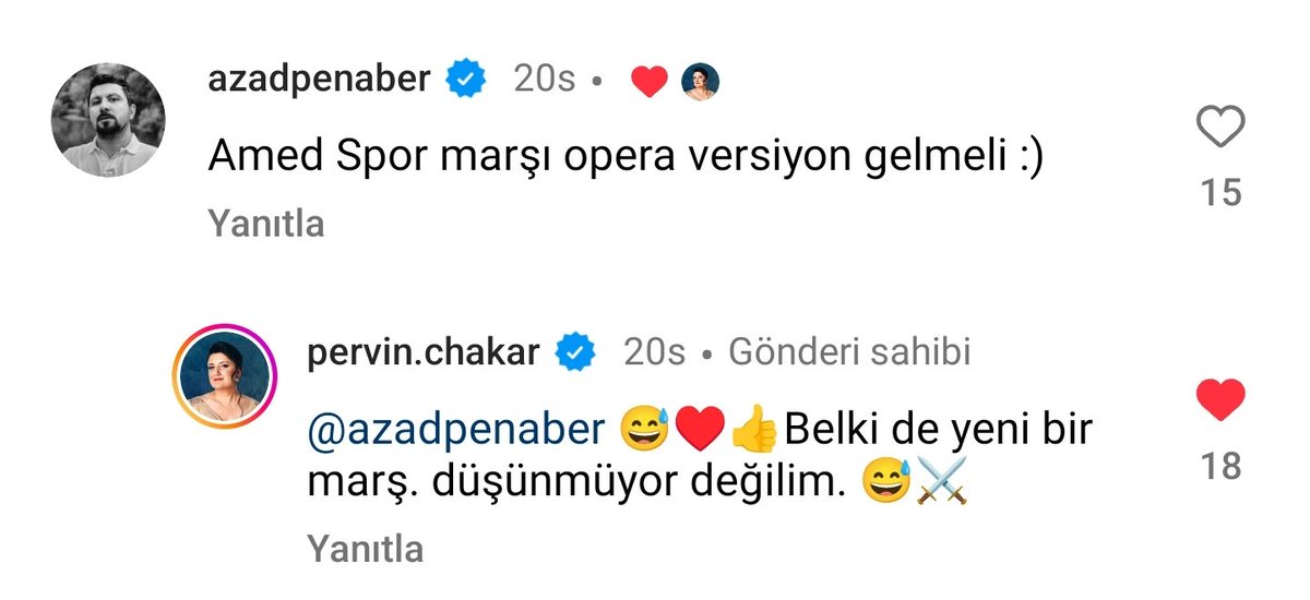 Kürt Opera sanatçısı Pervin Chakar, Amed Spor için sürprizi açıkladı. Opera tarzıyla Kürtçe Amed Spor Marşı geliyor :)