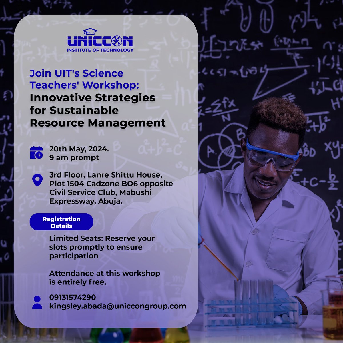 Calling all science educators! Don't miss out on UIT's Science Teachers' Workshop. Dive into practical approaches and boost your curriculum with cutting-edge insights. Limited spots are available, reserve yours now! ##scienceeducation #teacherworkshop #stem #scienceintech