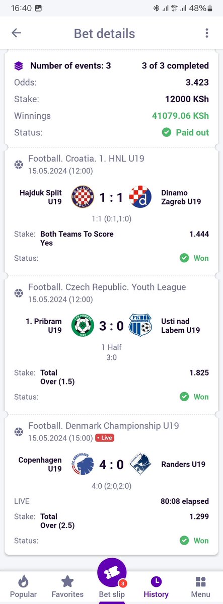 Booooom kamejipa 💪🏾🔥Congratulations to those who trusted & placed 👏🏾 #Helabet Let's win together 👉🏾 t.me/sports_tips_ke