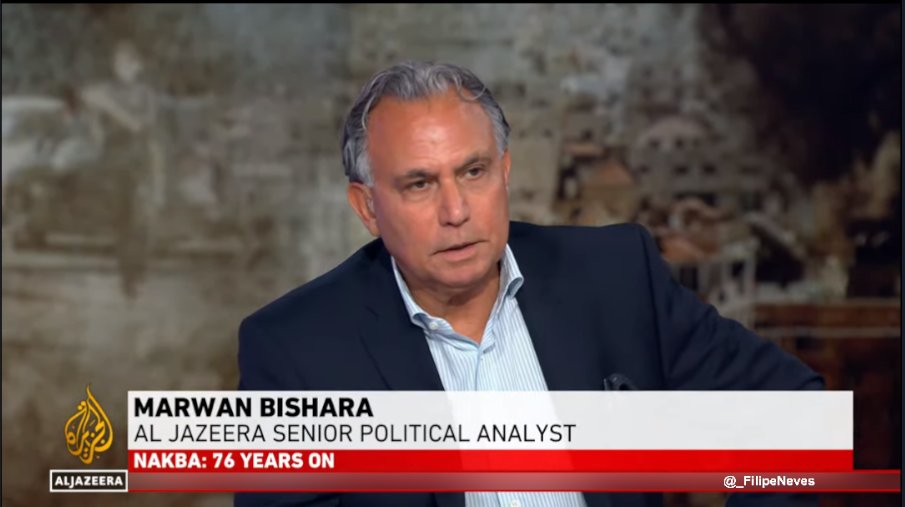 'I WONDER WHY PALESTINIANS COMMEMORATE THE NAKBA... IS AN ONGOING...CATASTROPHE' - @marwanbishara