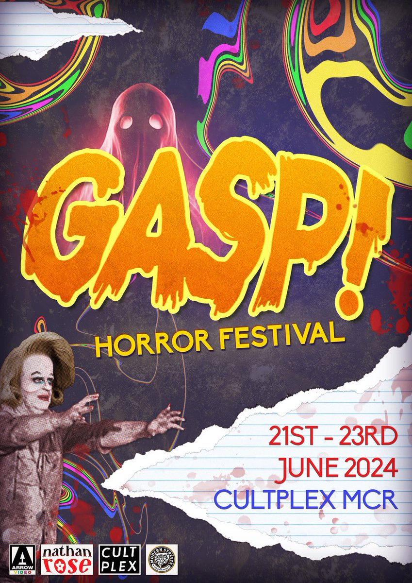 LOW TICKET WARNING FOR FULL FESTIVAL PASSES GASP! returns to @CPXMCR on June 21st-23rd and features various new horror films made by the LGBTQIA+ community, people of colour, female filmmakers, people with disabilities and foreign language filmmakers!