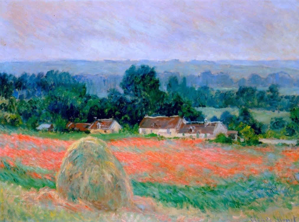 Pajar en Giverny (1886), Claude Monet (1840-1926).