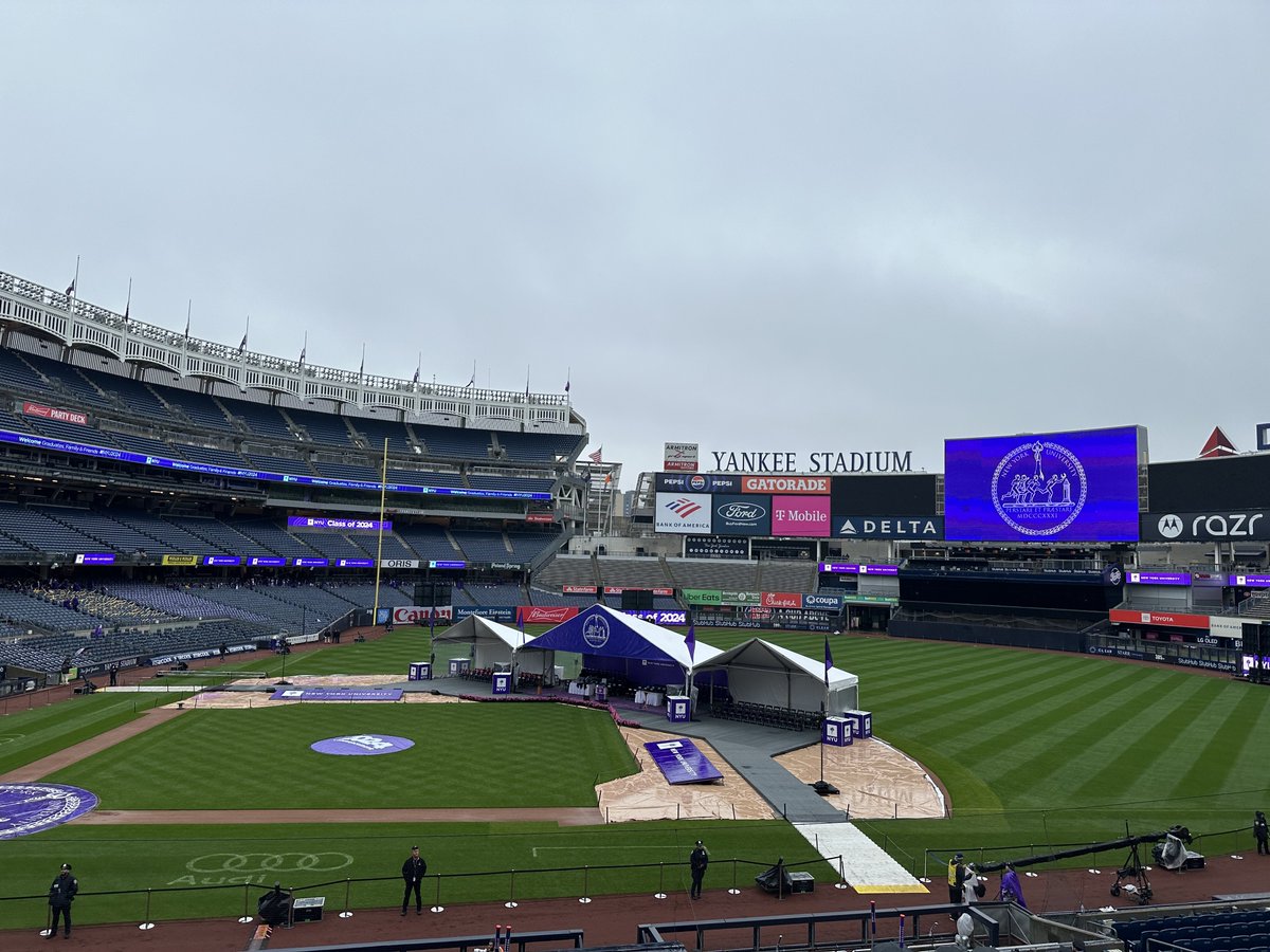 NYU Graduation at Yankee Stadium