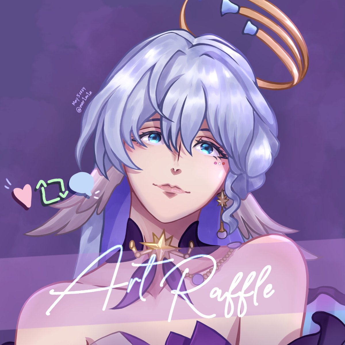 [ ART RAFFLE ] Hey! I'm hosting a new art raffle! 💐 Winner (2) gets a bust-up illustration of their oc!

To enter: 
•Like and repost this post
•Reply with your OC 

Winners will be announced on May 20 🫶🎉

#artraffle #artmoots #ArtistsOfTwitter #artph #oc #digitalart