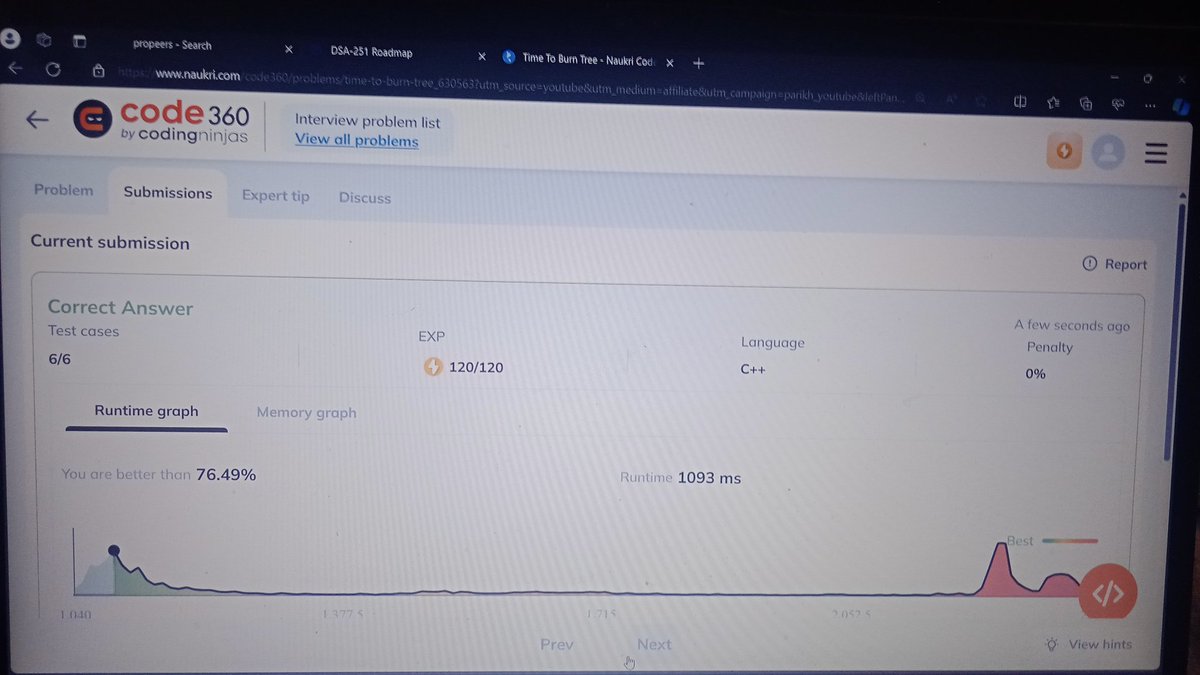 himanshu502061's tweet image. Day 5 of #100DaysOfCode: Just cracked the "Time to Burn Tree" problem! 🌲🔥 It was a deep dive into tree traversal algorithms, pushing my coding skills further. Excited to keep learning and growing!
#CodeNewbie #TreeTraversal #Algorithms