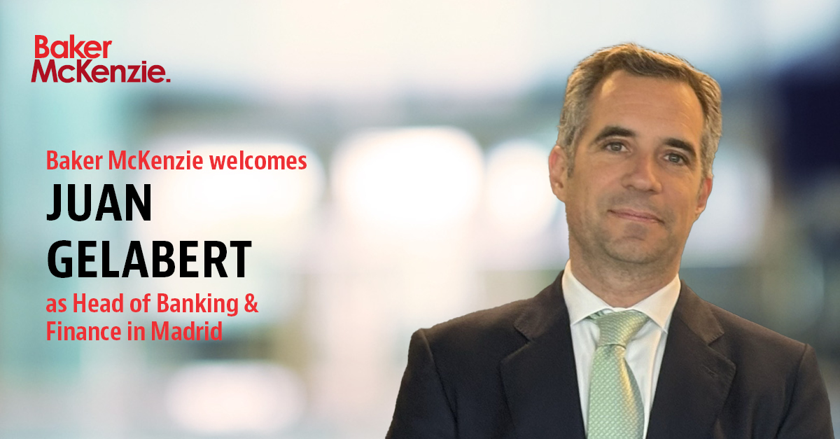 We are delighted to welcome Juan Gelabert as the head of our Banking and Finance team in Madrid. Learn more here: bmcknz.ie/3K7noYI