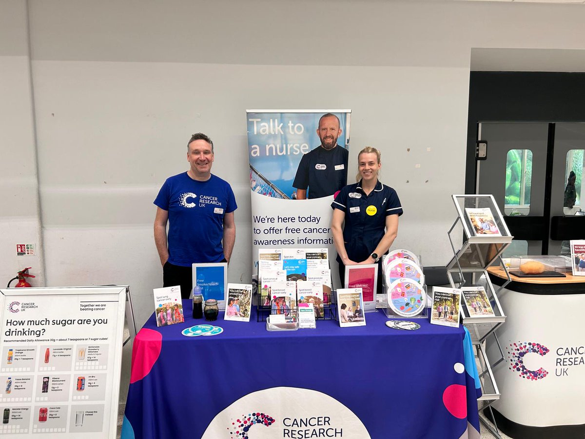 Today we are in ASDA Clydebank and it's #MentalHealthAwareness week Did you know keeping a healthy weight not only improves your mental health but can also reduce your risk of 13 types of cancer? 🚶🚲🚴‍♂️⛹️ We can check your BMI here today too! ❤️💪 @NHSGGC