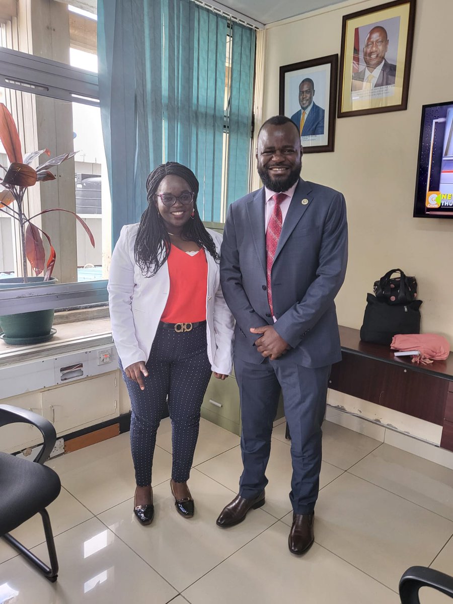 KPCG National Coordinator - Faith Ngige engagement with Nairobi City County Director of Environment Mr John Malawi to discuss how to activate CSO framework in Nairobi County even as we await the passing of the Nairobi County Climate Change bill.