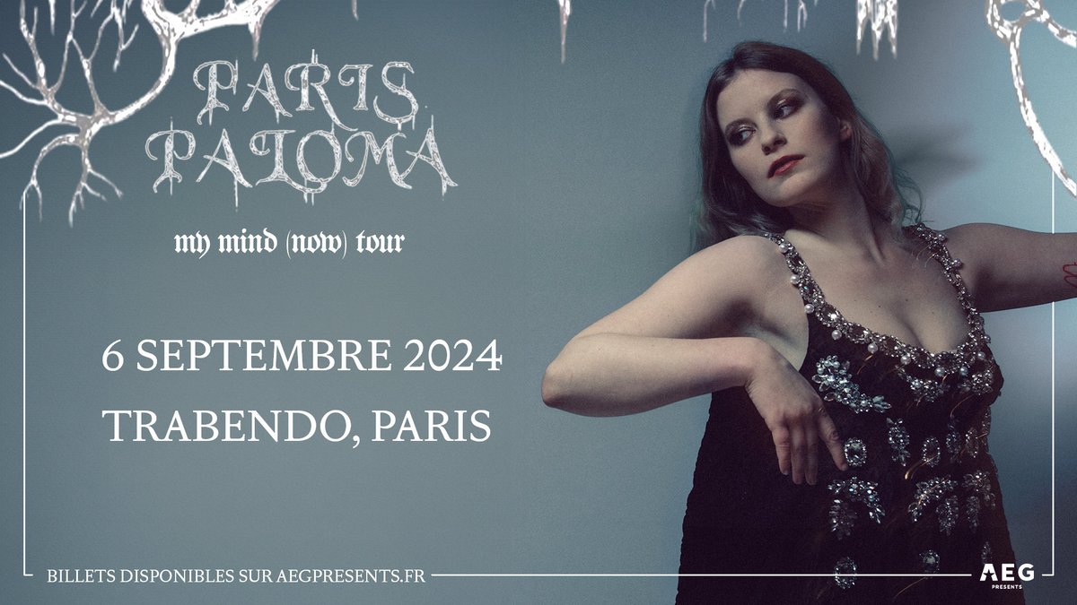 S’apprêtant à délivrer son tout premier album 'cacophony', #ParisPaloma sera en concert au @trabendo_ le 6 septembre 2024 ! La billetterie est désormais ouverte 🎟️ bit.ly/ParisPaloma-AE…