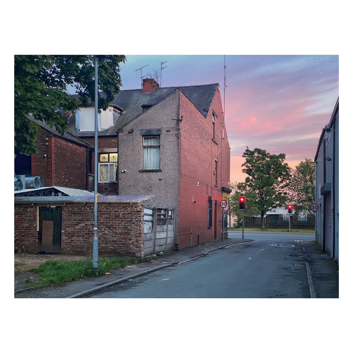 From a walk yesterday evening up Ashton Old Rd #iPhone #Manchester