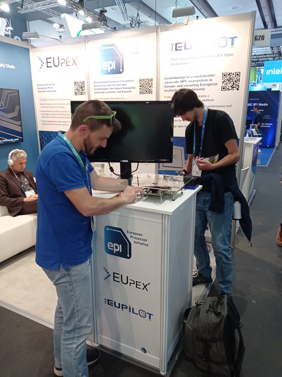 📢 Today at #ISC24
➡️ EPAC demo at booth H19
➡️ BoF session 'European Processor Initiative & the Pre-Exascale Pilots' at 4:00 pm, Hall F - 2nd floor
speakers: Carlos Puchol, Pascale Bernier-Bruna, Etienne Walter
@pilot_euproject @EUPEX_pilot @EuProcessor