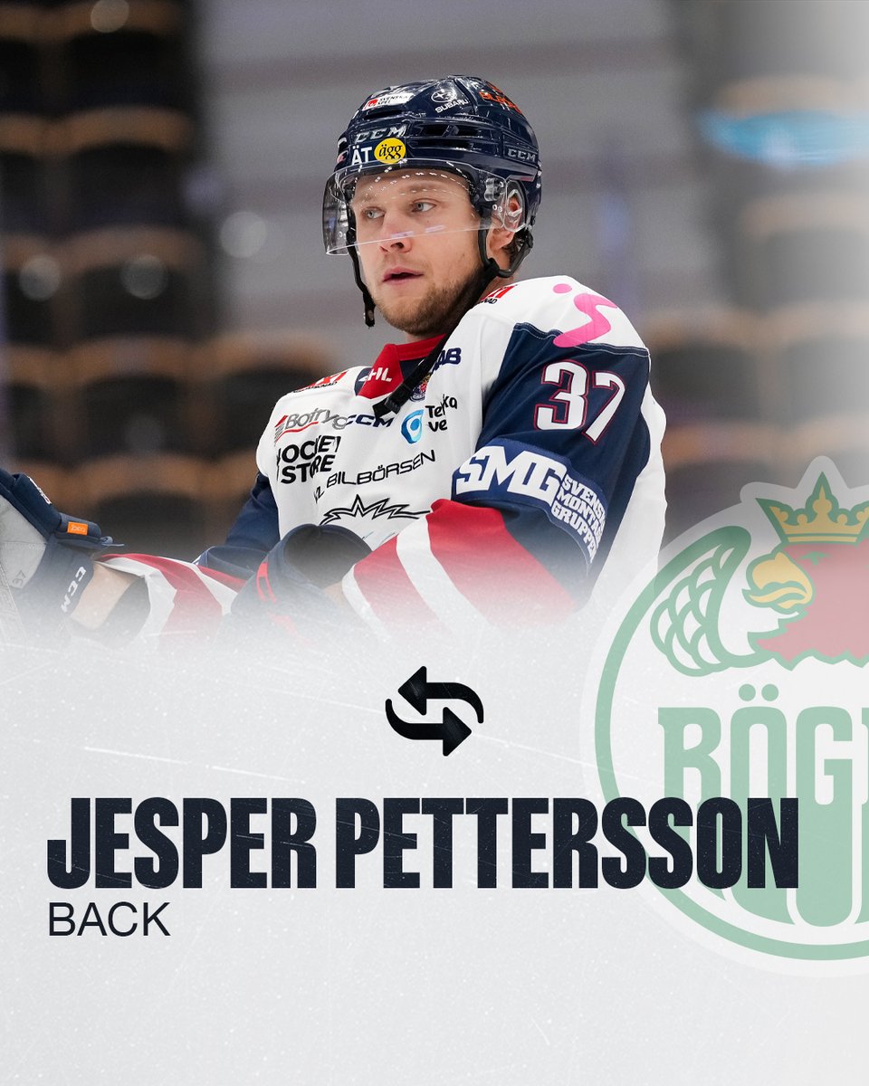 Fortsätter fylla på backsidan! ✍️ @roglebk plockar in Jesper Pettersson, 29, från @LHChockey. Backen, med 411 SHL-matcher på meritlistan, har skrivit på ett tvåårsavtal. 🔗 brnw.ch/21wJN70 #SHL #ishockey #twittpuck