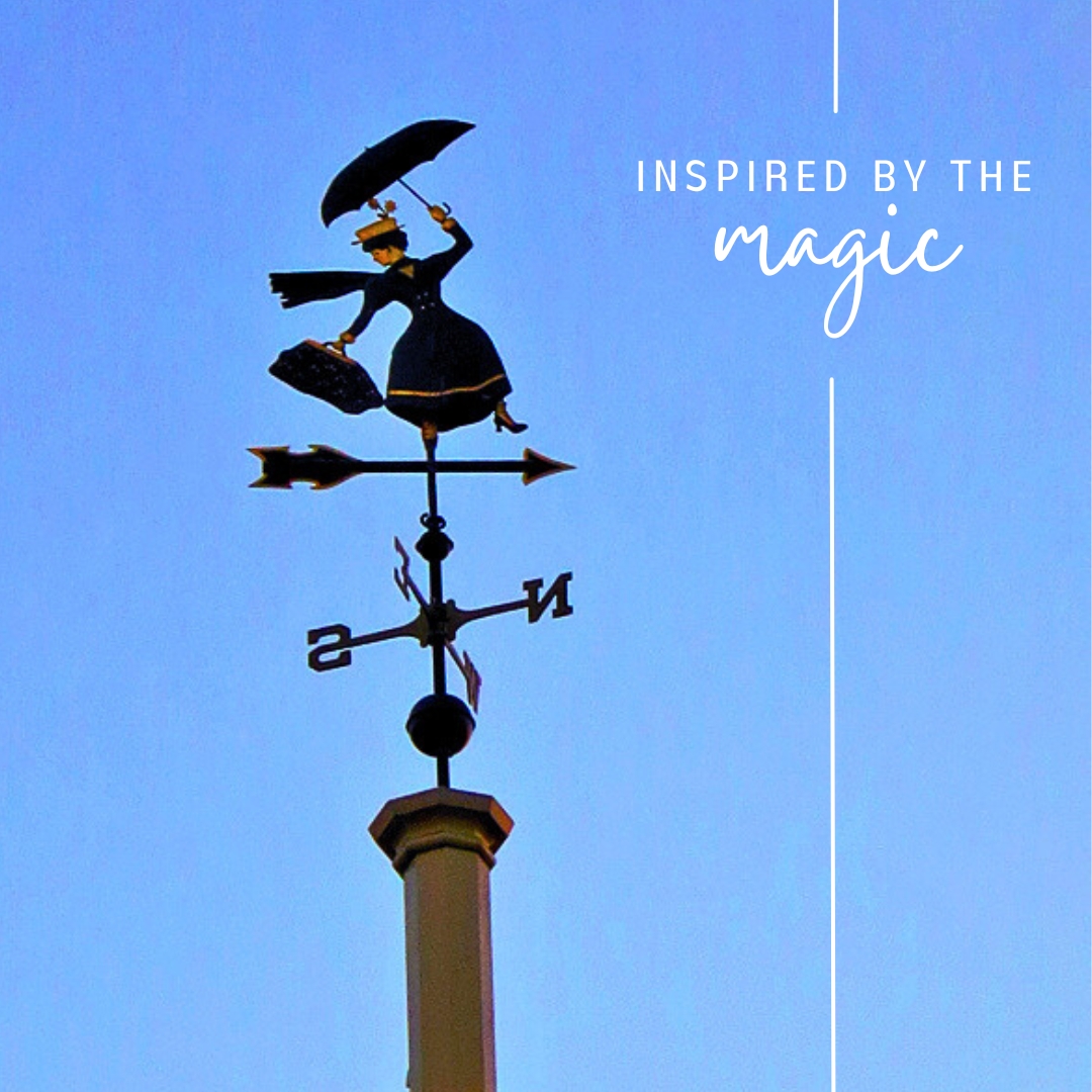 The magic is all around you...and up above you.

#inspiredbythemagic of #Disney weathervanes.

#disneyland #weathervane #marypoppins