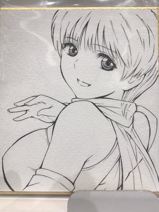 美少女パラダイスGWに出した色紙2枚です。次回リクエストとかあったら聞かせて下さいませ〜。 