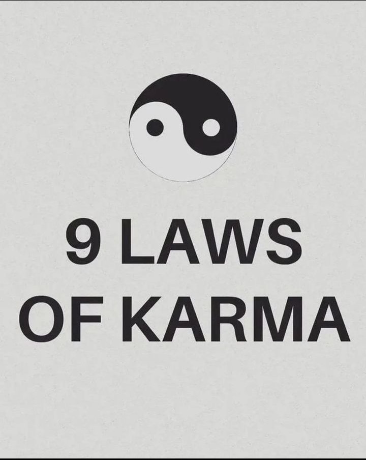 Mastering_life_'s tweet image. 9 laws of karma :