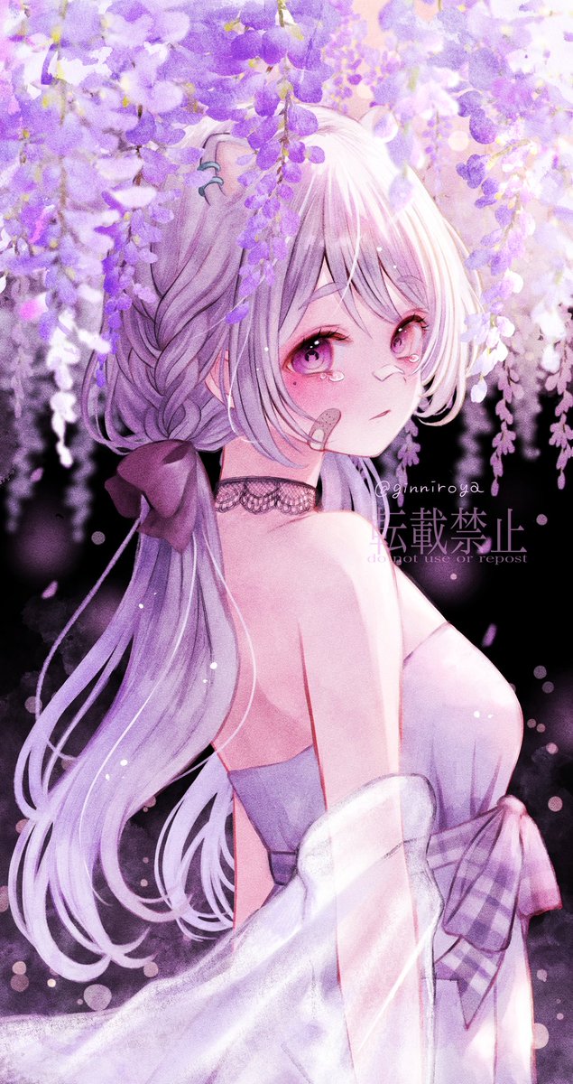 「wisteria  #skeb 」|ぎんいろのイラスト