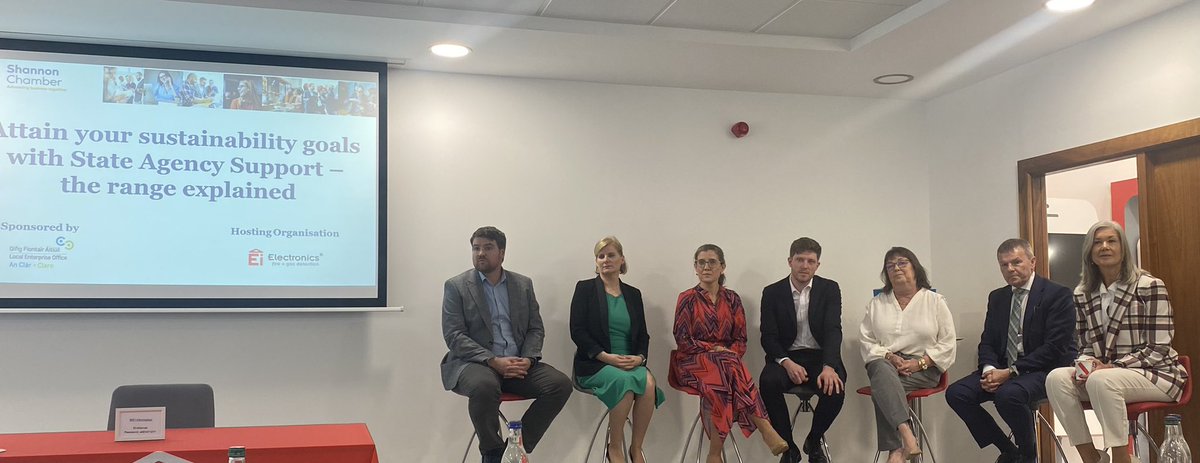 Shannon Chamber (@snnchamber) on Twitter photo A great event here in <a href="/EiElectronics/">EiElectronics</a> on sustainability supports available from <a href="/IDAIRELAND/">IDA Ireland</a> <a href="/Entirl/">Enterprise Ireland</a> <a href="/SEAI_ie/">SEAI</a> <a href="/SkillnetIreland/">Skillnet Ireland</a> <a href="/LEOCountyClare/">LEO Clare</a> @Foodwasteireland & how to manage waste in business #circulareconomy A great event here in <a href="/EiElectronics/">EiElectronics</a> on sustainability supports available from <a href="/IDAIRELAND/">IDA Ireland</a> <a href="/Entirl/">Enterprise Ireland</a> <a href="/SEAI_ie/">SEAI</a> <a href="/SkillnetIreland/">Skillnet Ireland</a> <a href="/LEOCountyClare/">LEO Clare</a> @Foodwasteireland & how to manage waste in business #circulareconomy