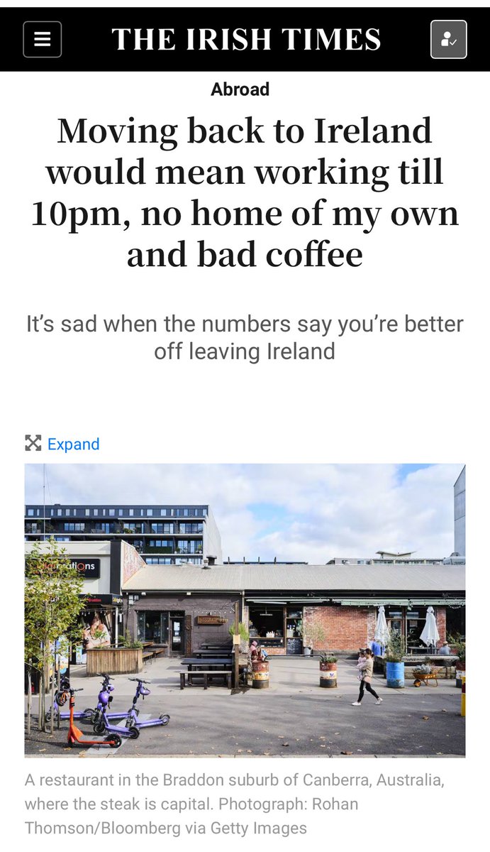 The Irish don't flee to Australia because it's a great country.

They go there because we are appalling at foreign languages.

Everything people like about Australia can be had in Europe. 

With added culture.