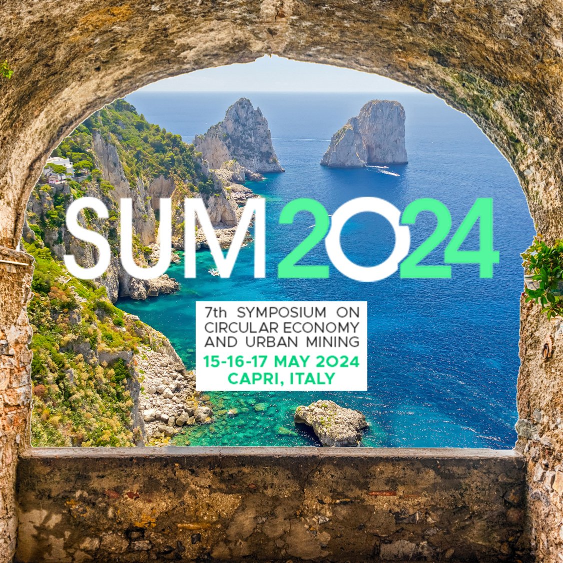 📣Inizia oggi il SUM 2024!🌞 Il simposio sull'#economiacircolare e sull'#UrbanMining che si svolge dal 15 al 17 Maggio 2024 nella suggestiva cornice di Capri presso il Centro Congressi Municipale. 🔎Leggi il programma sul sito ufficiale: sumsymposium.it/it/struttura-s…