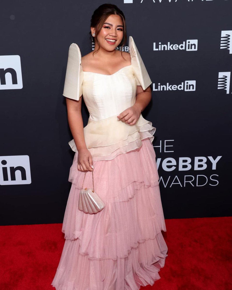 'THIS IS OUR WIN'

Abi Marquez, a.k.a. 'Lumpia Queen' on TikTok, receives her award at the 28th Annual Webby Awards. Marquez was named the People’s Voice Winner in the General Social: Food & Drink Category of the awards organization.

'First Filipino from the Philippines to win