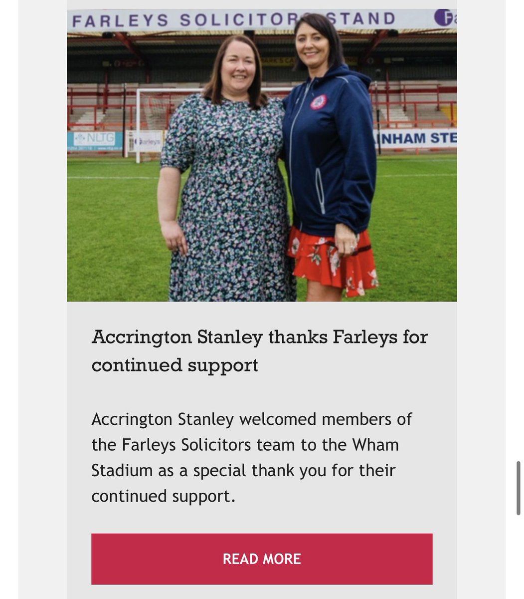 AmazingAccy's tweet photo. Great to see @FarleysLaw’s continued sponsorship @ASFCofficial featuring in today’s @LBVmagazine #WednesdayWeekly! 👏💪

Learn more here 👇

https://t.co/hpSs9htHL3 https://t.co/nAh9tecf1M