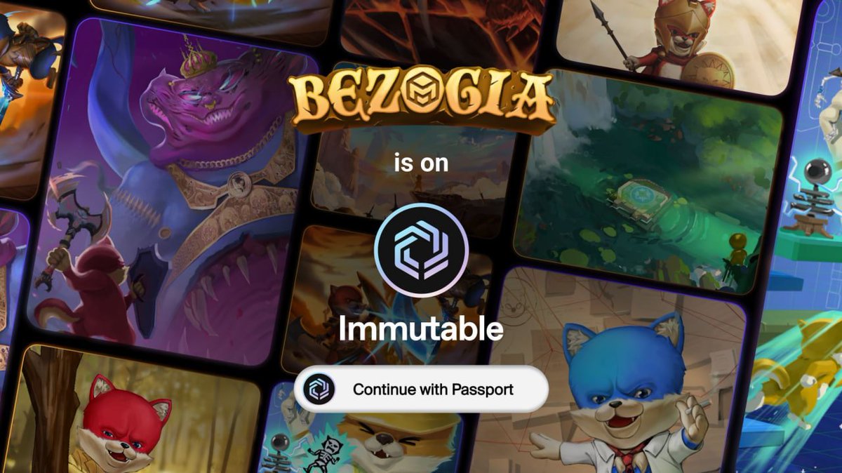 🎉 Exciting GameFi News To Watch 🗞 @ZogiLabs beyond excited to announce a groundbreaking partnership with @Immutable to level up your experience in Bezogia's fantasy world like never before! 🚀 This collaboration is set to bring new dimensions of magic and adventure to your