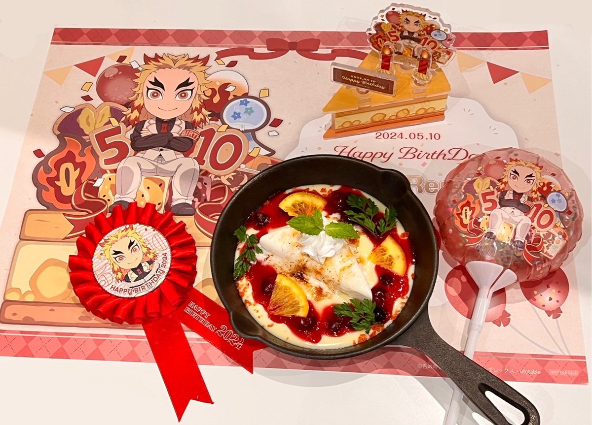 ufotable Cafe × マチ☆アソビCAFE Osaka】 鬼滅の刃 バースデー