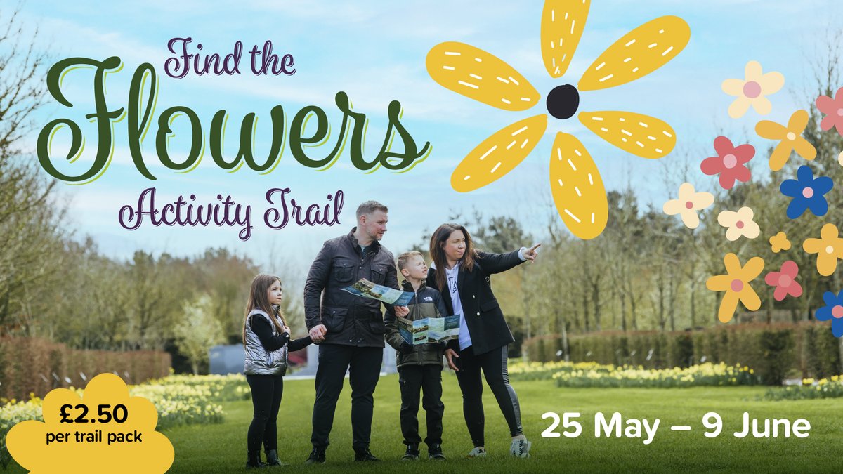 This #halfterm, bring your family to the Arboretum to follow our ‘find the flowers’ outdoor trail (£2.50) and create your own flowers in our free arts and crafts sessions #daysout #familyfun thenma.org.uk/what's-on/even…