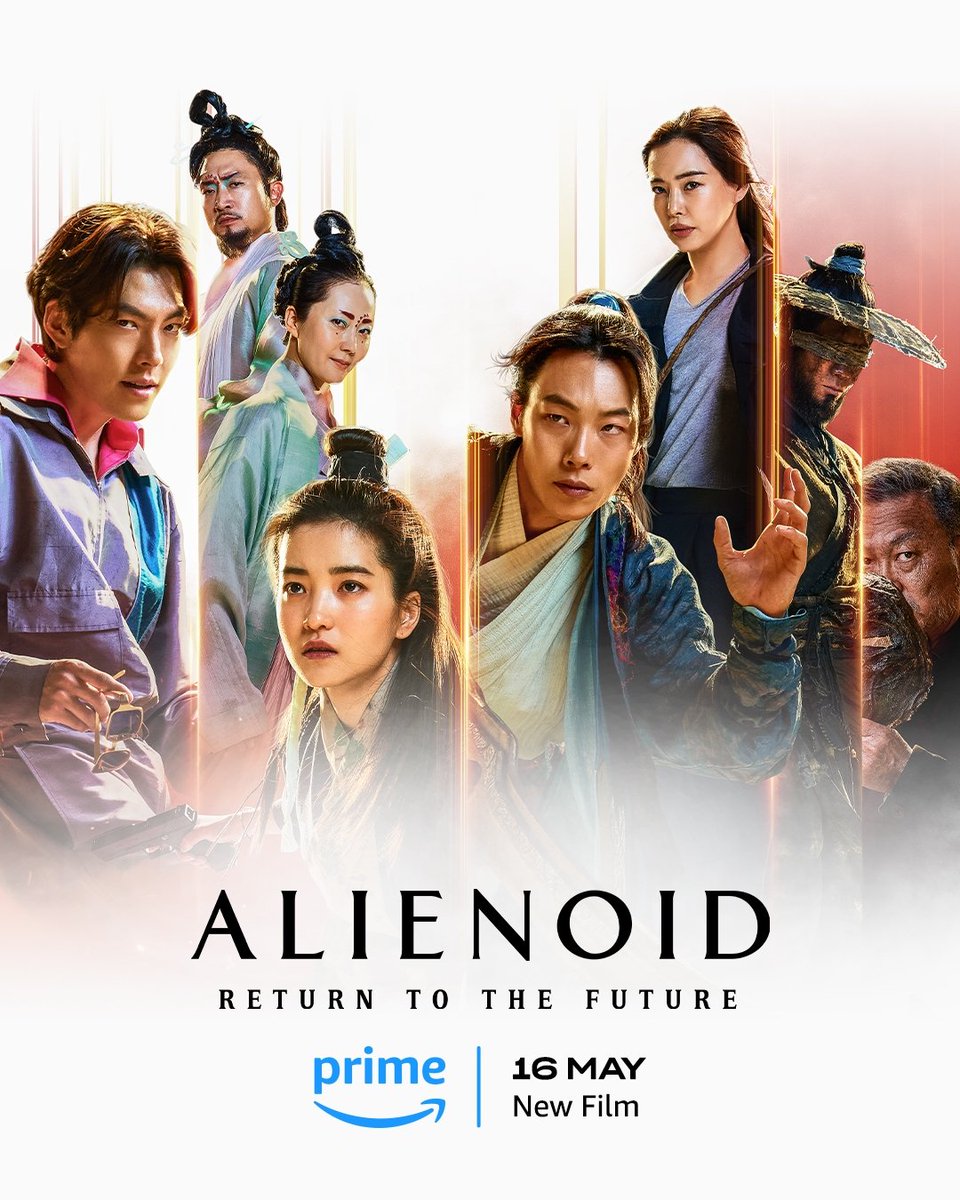 New Film #AlienoidReturnToTheFuture Streaming From 16th May On #PrimeVideo.
Starring: #KimTaeRi, #LeeHanee, #RyuJunYeol, #KimWooBin, #KimHaeSook, #YumJungAh, #KimEuiSung, #JoWooJin, #JinSeonKyu & More.
Directed By #ChoiDongHoon.

#FilmUpdates #OTTUpdates #OTTFilms #MovieSpy